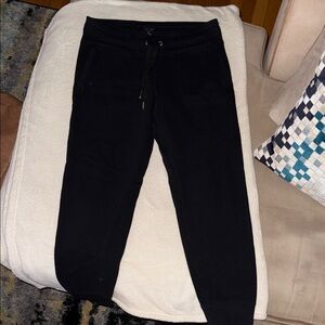 Calvin Klein Performance Black Fleece-Lined Joggers